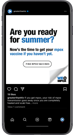 FREE Mpox Digital Graphics and Videos Get out the word about vaccination! 1